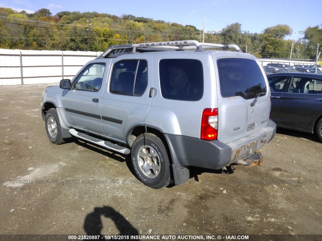 5N1ED28Y41C563273 - 2001 NISSAN XTERRA XE/SE SILVER photo 3