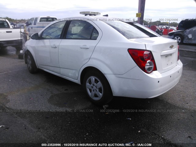 1G1JA5SH6D4213799 - 2013 CHEVROLET SONIC LS 银色 照片 3