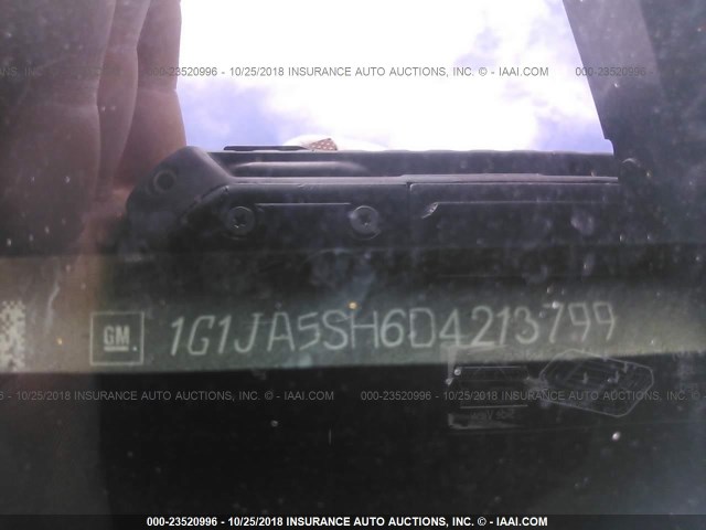 1G1JA5SH6D4213799 - 2013 CHEVROLET SONIC LS 银色 照片 9