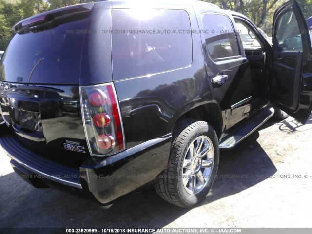 1GKUKEEF3AR172868 - 2010 GMC YUKON DENALI BLACK photo 4