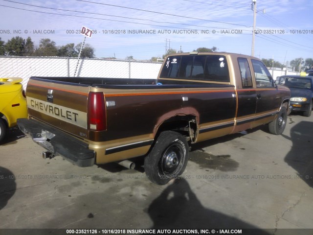 2GCGC29K8L1100216 - 1990 CHEVROLET GMT-400 C2500 BROWN photo 4