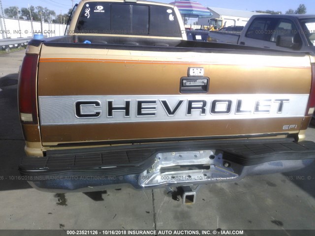 2GCGC29K8L1100216 - 1990 CHEVROLET GMT-400 C2500 BROWN photo 6