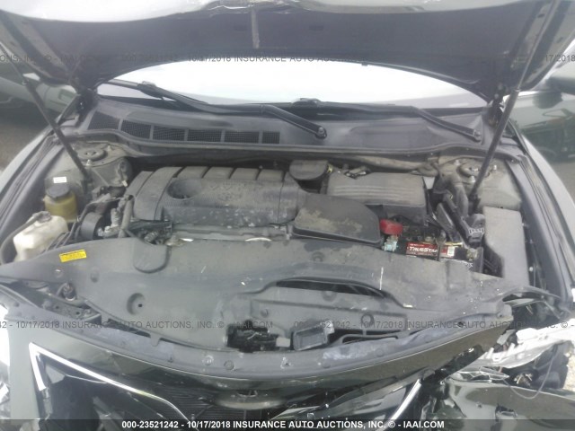 4T1BF3EK1BU587917 - 2011 TOYOTA CAMRY SE/LE/XLE GREEN photo 10