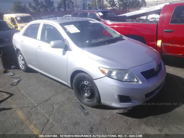 1NXBU4EE5AZ330926 - 2010 TOYOTA COROLLA S/LE/XLE SILVER photo 1