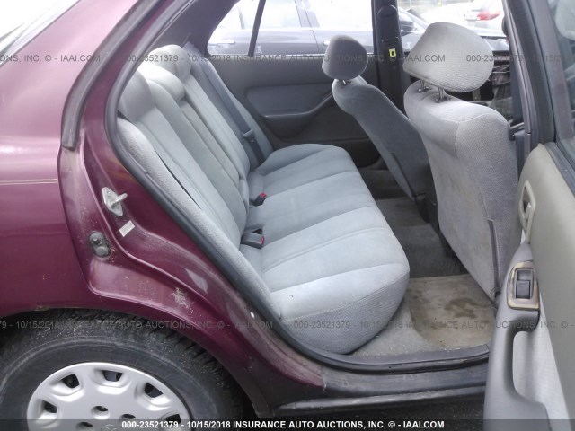 4T1BG12K3TU715159 - 1996 TOYOTA CAMRY DX/LE/XLE BURGUNDY photo 8