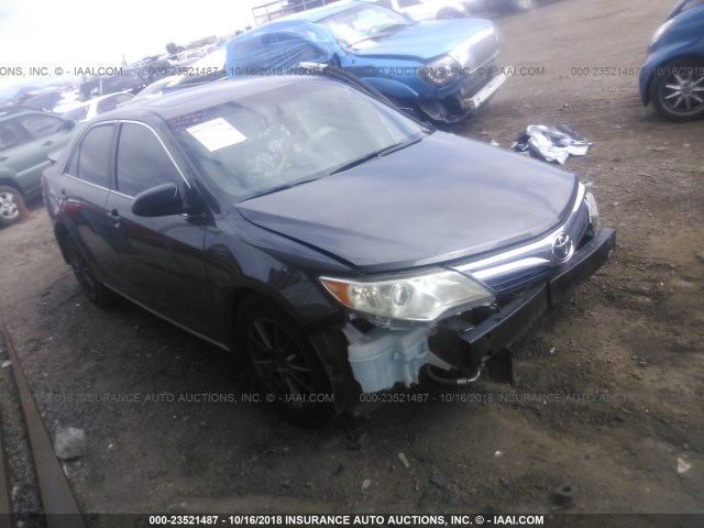 4T4BF1FK7CR177312 - 2012 TOYOTA CAMRY SE/LE/XLE GRAY photo 1