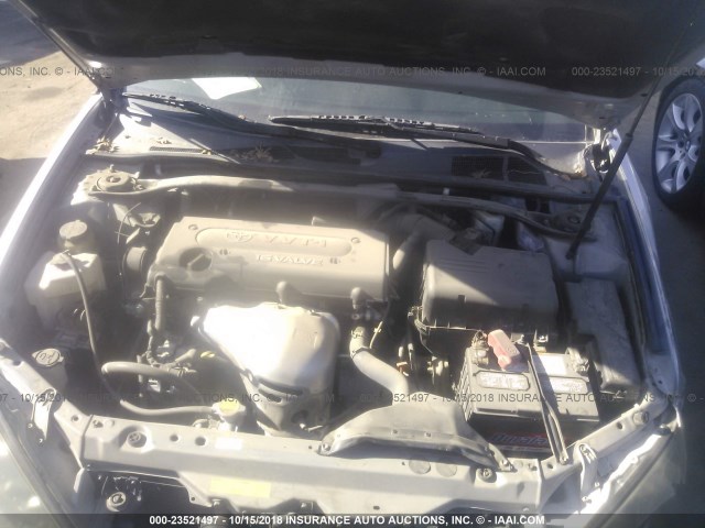 4T1BE32K05U539921 - 2005 TOYOTA CAMRY LE/XLE/SE GRAY photo 10
