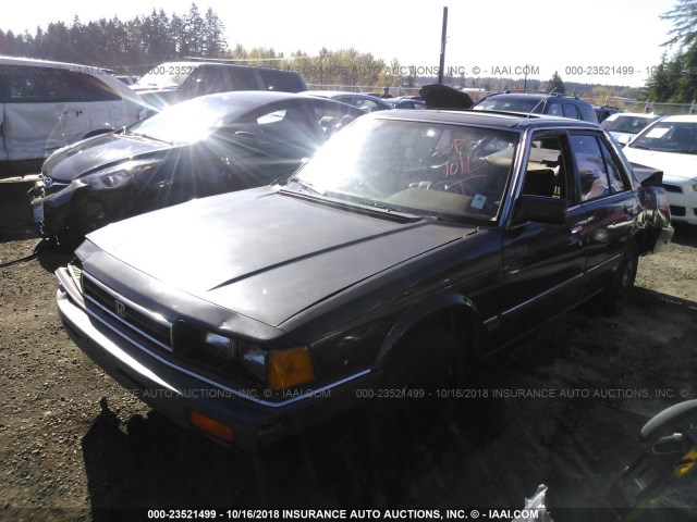 JHMAD7452FC022708 - 1985 HONDA ACCORD SEI 1.8 BROWN photo 2