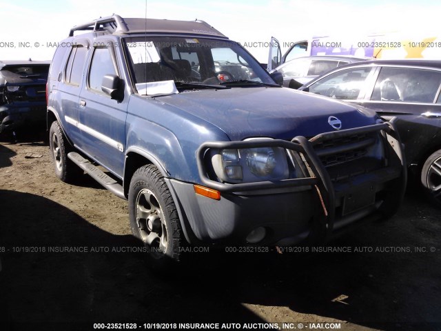 5N1MD28Y42C552948 - 2002 NISSAN XTERRA SE/SC BLUE photo 1