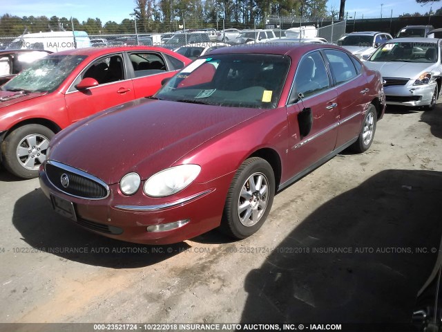 2G4WC582071151774 - 2007 BUICK LACROSSE CX BURGUNDY photo 2