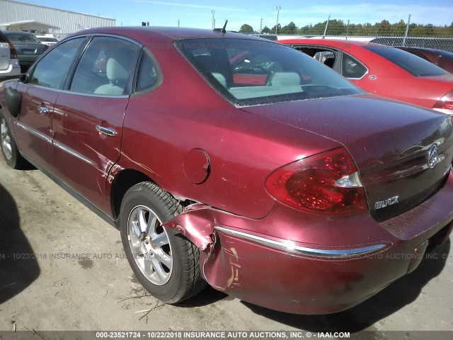 2G4WC582071151774 - 2007 BUICK LACROSSE CX BURGUNDY photo 6