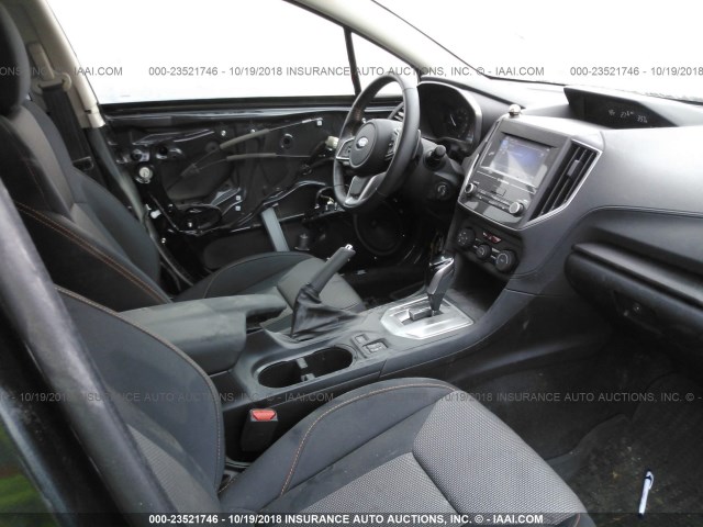 JF2GTADC7JH342355 - 2018 SUBARU CROSSTREK PREMIUM GRAY photo 5