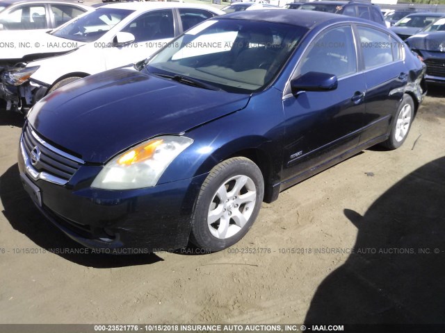 1N4CL21E37C232231 - 2007 NISSAN ALTIMA HYBRID BLUE photo 2