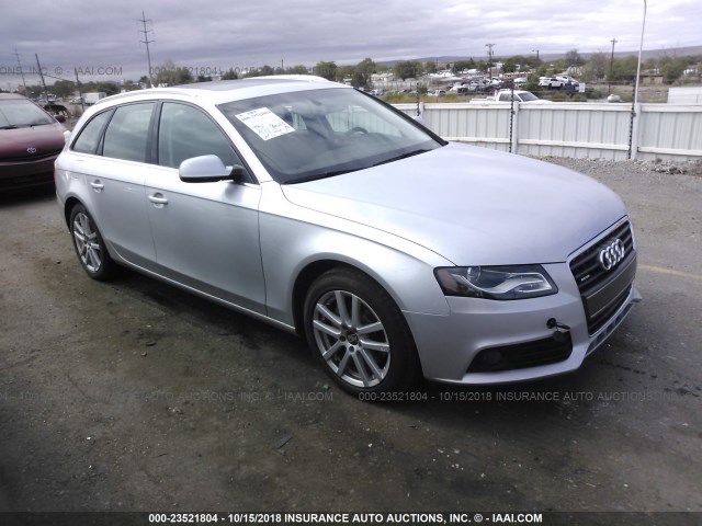 WAUWFAFL1AA041469 - 2010 AUDI A4 PREMIUM PLUS SILVER photo 1