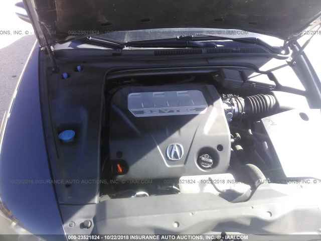 19UUA66257A008451 - 2007 ACURA TL BLACK photo 10