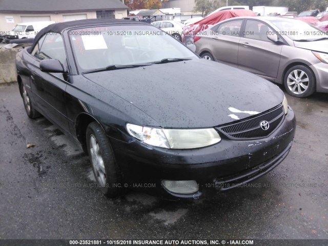 2T1FF28PX1C506108 - 2001 TOYOTA CAMRY SOLARA SE/SLE შავი ფოტო 1