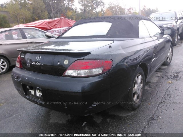 2T1FF28PX1C506108 - 2001 TOYOTA CAMRY SOLARA SE/SLE შავი ფოტო 4