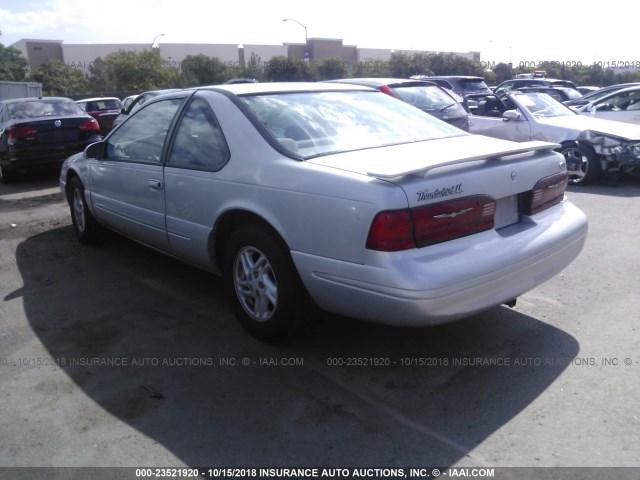 1FALP6245VH119432 - 1997 FORD THUNDERBIRD LX SILVER photo 3