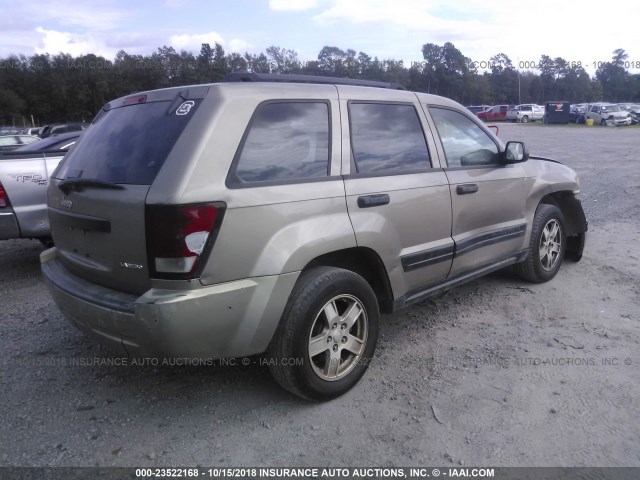 1J4GS48K85C656467 - 2005 JEEP GRAND CHEROKEE LAREDO/COLUMBIA/FREEDOM 金色 照片 4