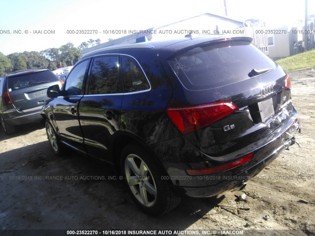 WA1LKAFP9AA073181 - 2010 AUDI Q5 PREMIUM PLUS BLACK photo 3