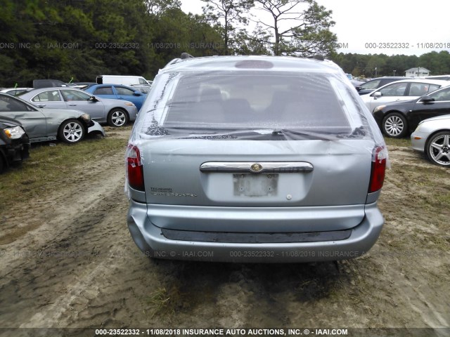 1C4GP45R85B308473 - 2005 CHRYSLER TOWN & COUNTRY  BLUE photo 6