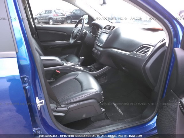 3C4PDCGG4FT669939 - 2015 DODGE JOURNEY CROSSROAD BLUE photo 5