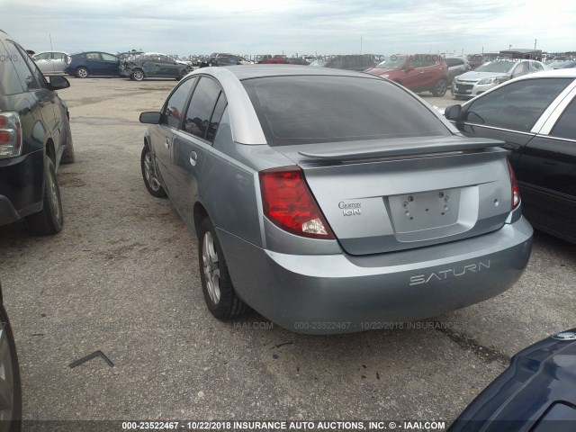 1G8AL52F03Z168449 - 2003 SATURN ION LEVEL 3 Light Blue photo 3