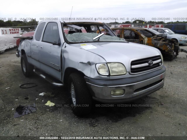 5TBRT3417YS054688 - 2000 TOYOTA TUNDRA ACCESS CAB/ACCESS CAB SR5 SILVER photo 1