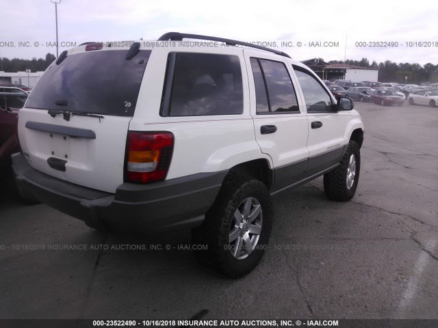 1J4GW48S44C177496 - 2004 JEEP GRAND CHEROKEE LAREDO/COLUMBIA/FREEDOM 白色 照片 4