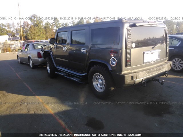 5GRGN23U63H119511 - 2003 HUMMER H2 GREEN photo 3