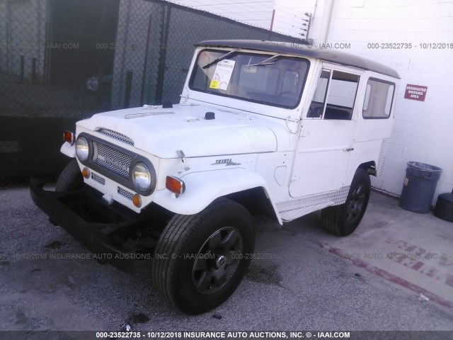 FJ4051422 - 1968 TOYOTA LAND CRUISER  WHITE photo 2