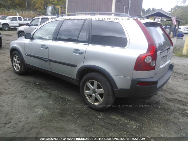 YV1CM59HX31001625 - 2003 VOLVO XC90 SILVER photo 3