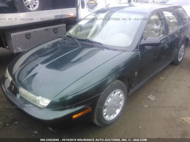 1G8ZJ8271TZ357498 - 1996 SATURN SW2 GREEN photo 2