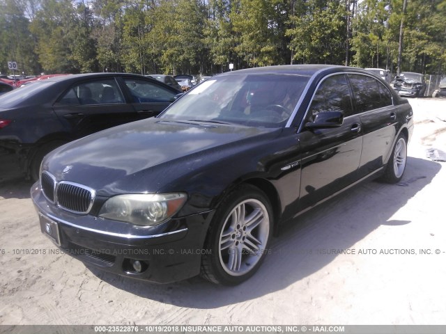 WBAHN03556DD98173 - 2006 BMW 760 LI BLACK photo 2