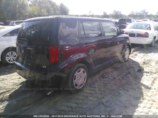 JTLKE50E891070568 - 2009 TOYOTA SCION XB Bənövşəyi foto 4