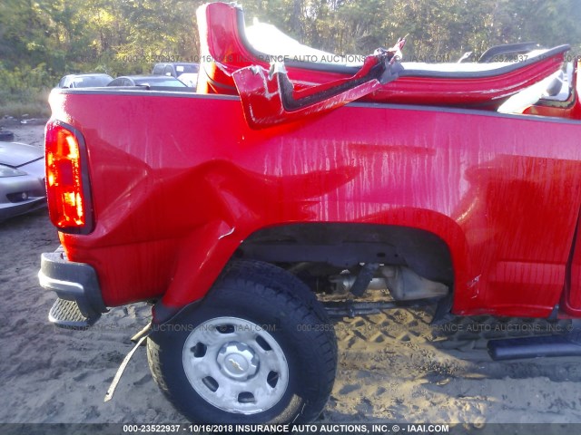 1GCHSAEA8F1134066 - 2015 CHEVROLET COLORADO RED photo 6