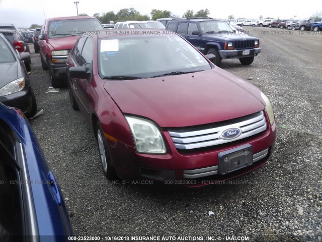3FAHP06Z97R102112 - 2007 FORD FUSION S RED photo 1