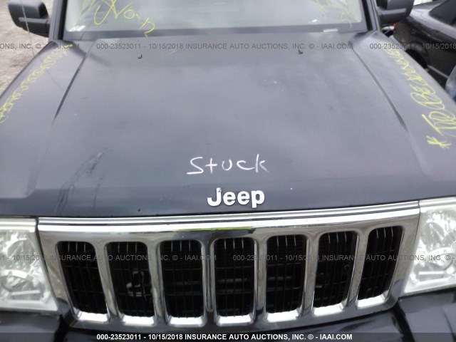 1J8HG48K08C149930 - 2008 JEEP COMMANDER SPORT შავი ფოტო 10