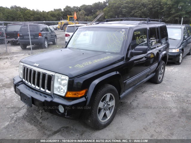 1J8HG48K08C149930 - 2008 JEEP COMMANDER SPORT BLACK photo 2