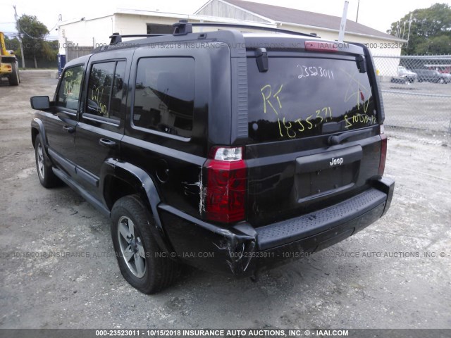 1J8HG48K08C149930 - 2008 JEEP COMMANDER SPORT BLACK photo 3