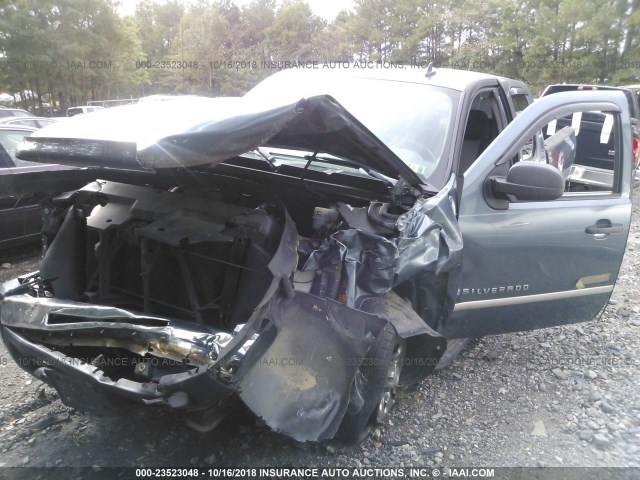 1GCEC19XX9Z160723 - 2009 CHEVROLET SILVERADO C1500 BLUE photo 6