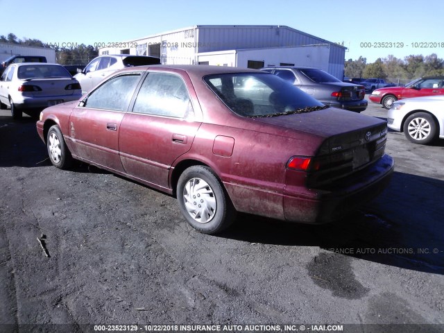 4T1BG22K7XU450984 - 1999 TOYOTA CAMRY CE/LE/XLE 勃艮第红 照片 3