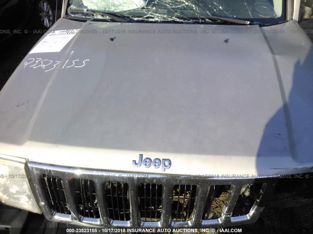 1J8HG48K68C149737 - 2008 JEEP COMMANDER SPORT Marrón foto 10