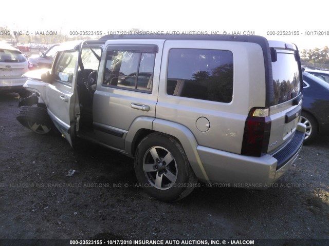 1J8HG48K68C149737 - 2008 JEEP COMMANDER SPORT Marrón foto 3