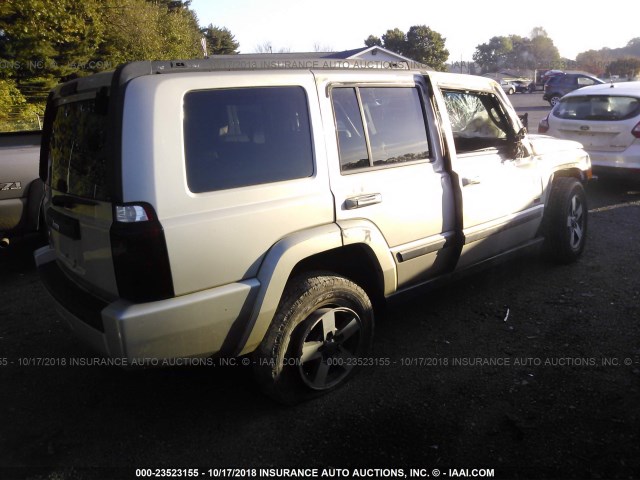 1J8HG48K68C149737 - 2008 JEEP COMMANDER SPORT Marrón foto 4