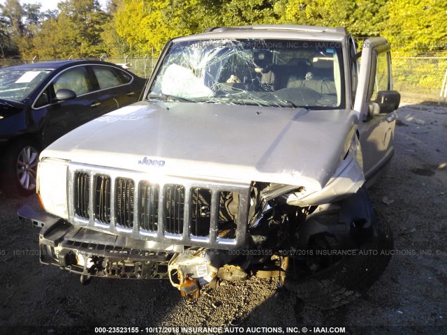 1J8HG48K68C149737 - 2008 JEEP COMMANDER SPORT TAN photo 6