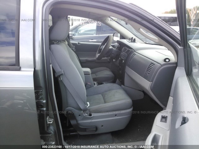 1D8HB38N48F115094 - 2008 DODGE DURANGO SXT GRAY photo 5