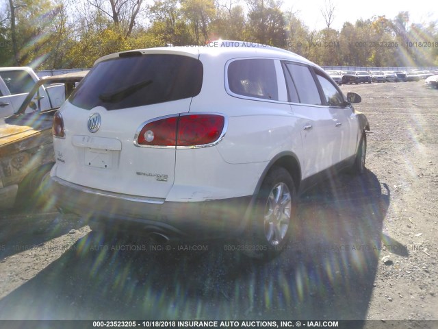 5GAEV23708J100957 - 2008 BUICK ENCLAVE CXL 白色 照片 4