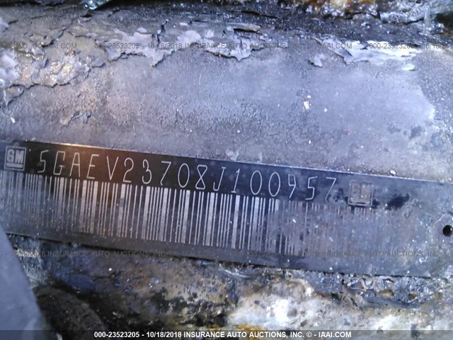 5GAEV23708J100957 - 2008 BUICK ENCLAVE CXL 白色 照片 9