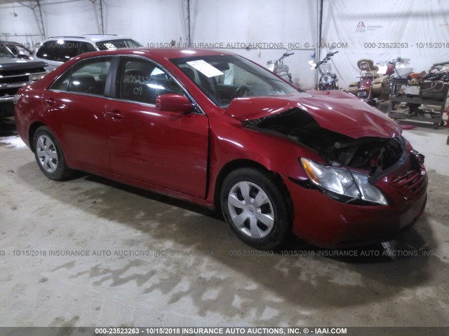 4T1BE46K79U345666 - 2009 TOYOTA CAMRY SE/LE/XLE RED photo 1